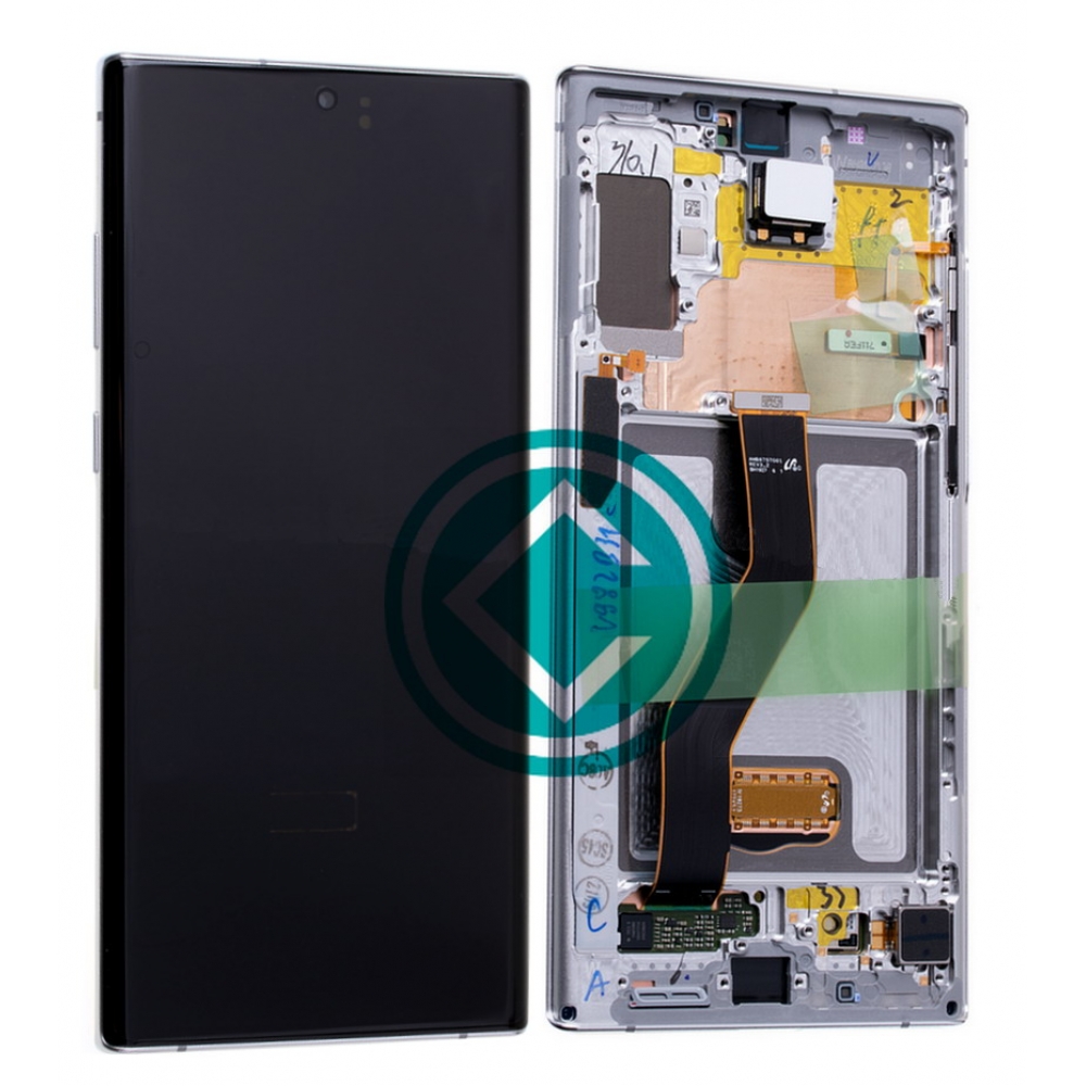 Samsung Galaxy Note 10 Plus N975F LCD Screen With Frame White Cellspare